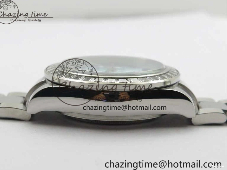 MiroTime 0423 Thermal Daytona 116506 Middle East Edition Bp Maker Best Edition Ice Blue Blue Arabic Dial Diam Bezel On SS Bracelet A 2895